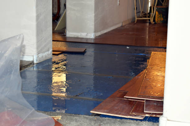 Professional Emergency Water Damage technician working in East Baldwin, ME
